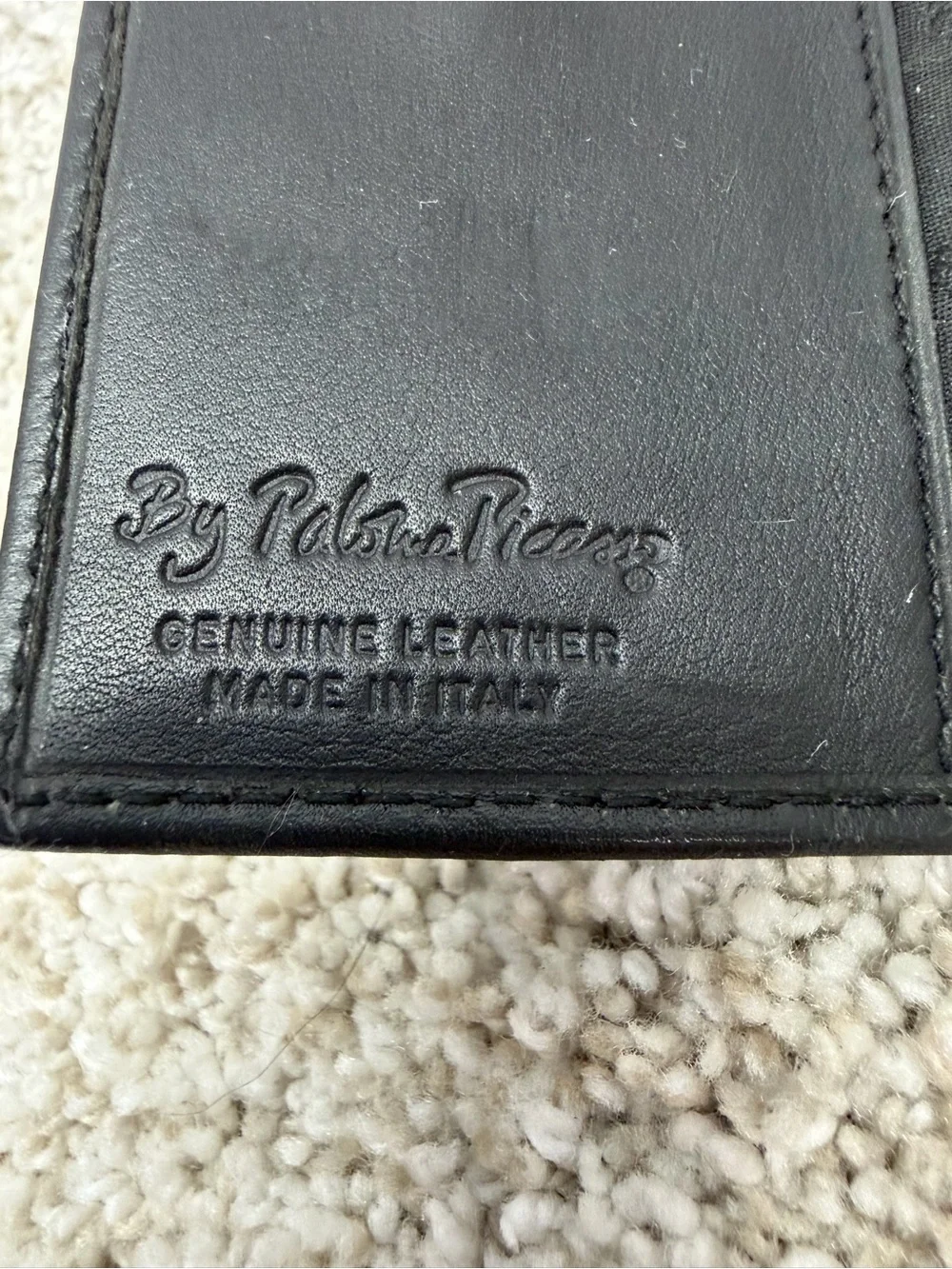Vintage Paloma Picasso Genuine Leather Tri-Fold Key Case Wallet